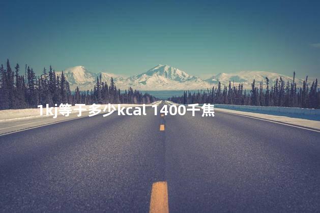 1kj等于多少kcal 1400千焦热量高吗